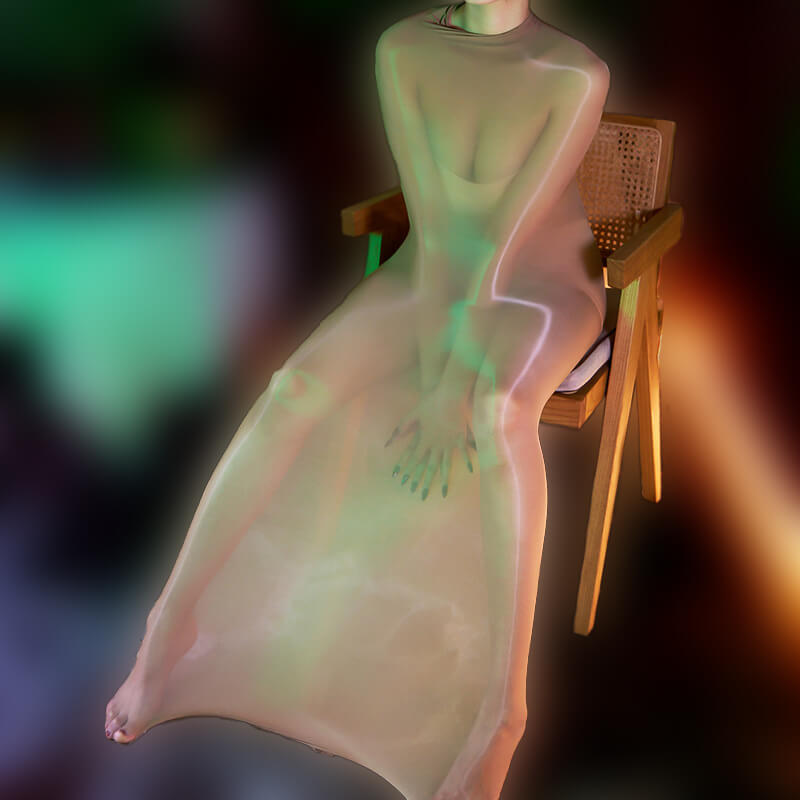 Metelam Women's See Through Shiny Glossy Cocoon Bodysuit Mummy Sleeping Bag Nylon Bodystocking.