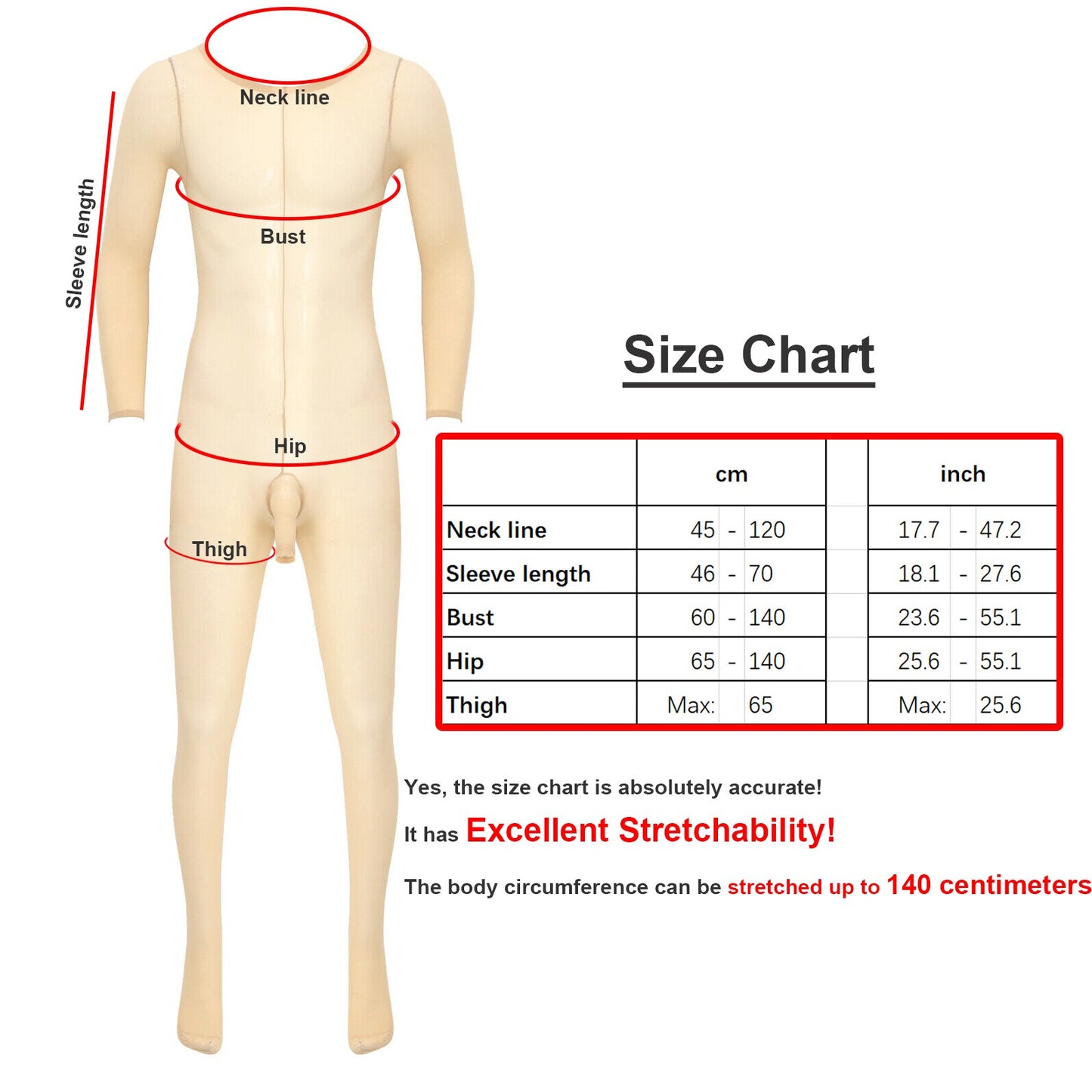 Metelam Mens High Strecth See Through Bodysuit Intimate Body Stockings Soild Color Plus Size for 220 lbs.