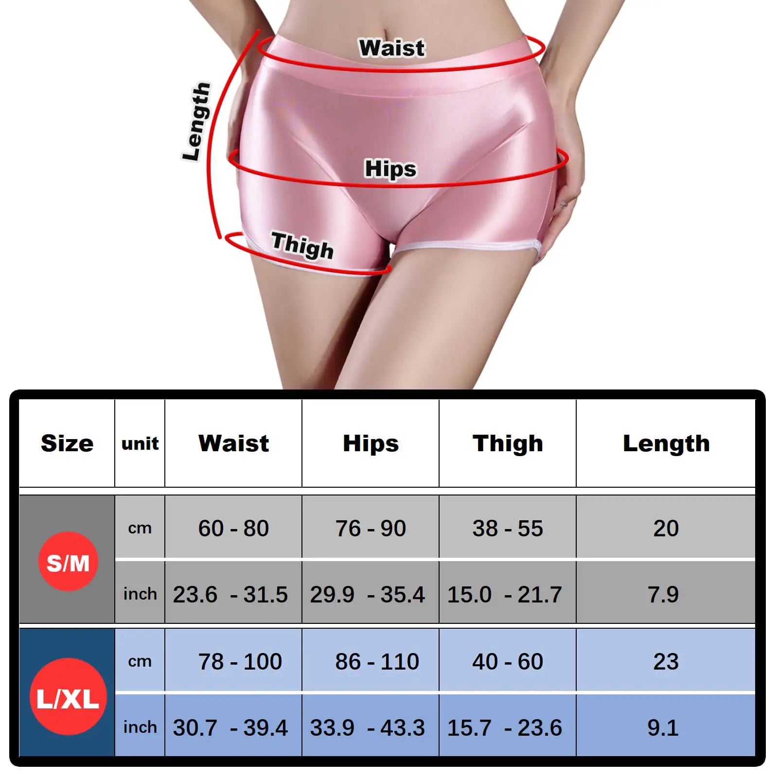 Metelam Women's Oil Shiny Glossy Sports Underwear Boyshorts Stretch Boxer Shorts Panties.