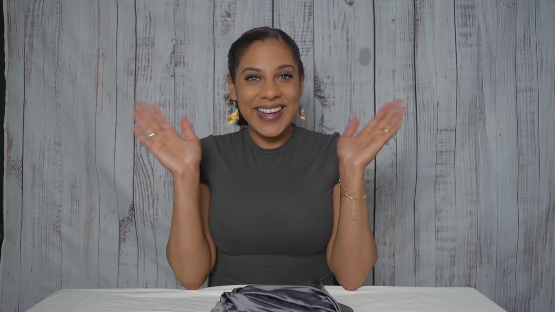 Metelam One-piece Satin Jumpsuit Turtleneck Footed Back Zipper Bodysuit with Finger Gloves.