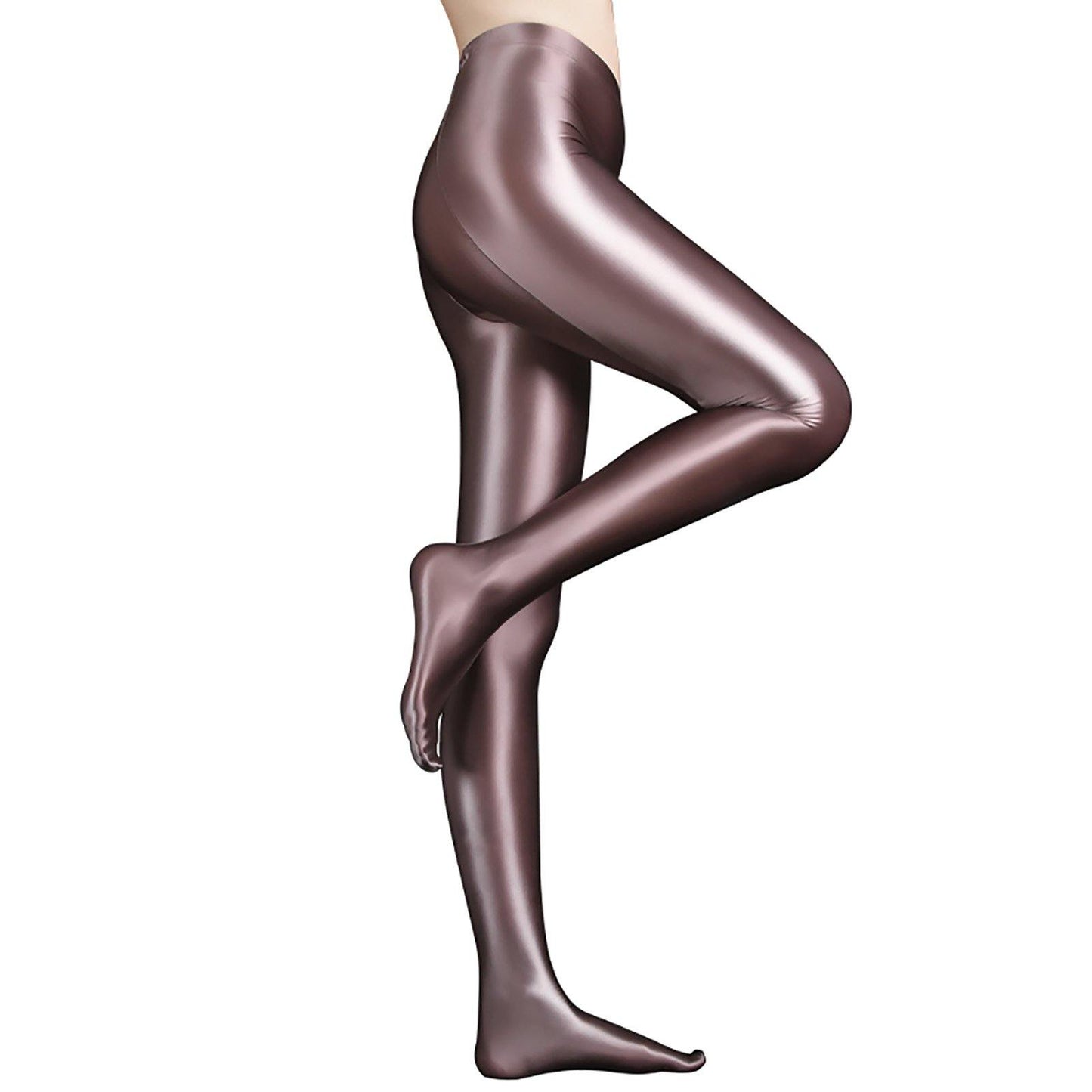 Metelam Womens Shiny Wet Look Pantyhose Satin Glossy Tights Opaque Plus Size.