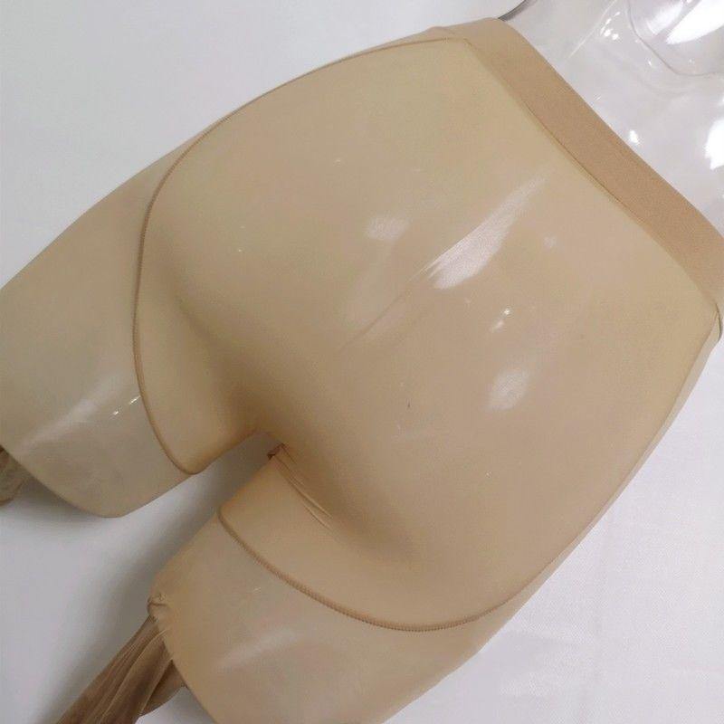 Mens High Waist Oil Shiny Elasticity Pantyhose Tights Sheath Open Underwear.