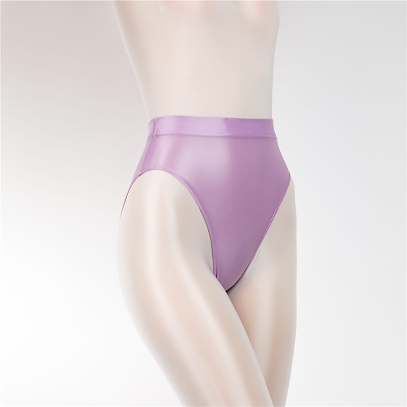 Metelam Womens Sexy Satin Shiny Wetlook Stretch High Cut Briefs Bikini Panties Underwear.