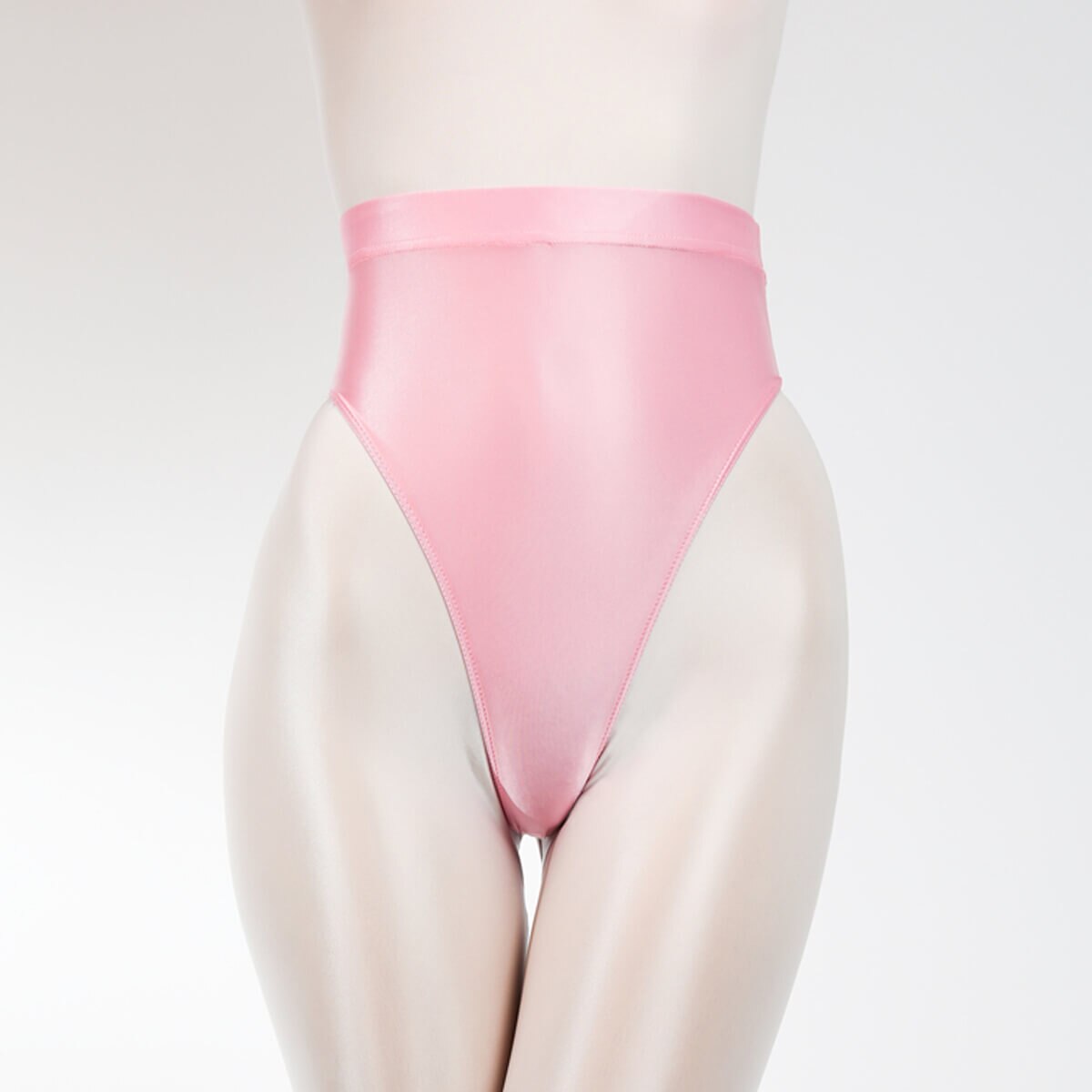 Metelam Womens Sexy Satin Shiny Wetlook Stretch High Cut Thong G-string Lingerie Hipster Briefs Bikini Panties Underwear.