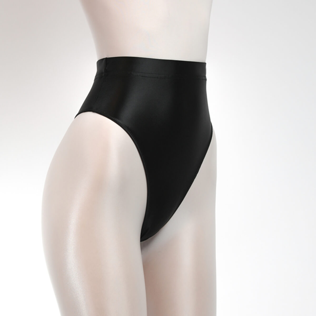 Metelam Womens Sexy Satin Shiny Wetlook Stretch High Cut Thong G-string Lingerie Hipster Briefs Bikini Panties Underwear.