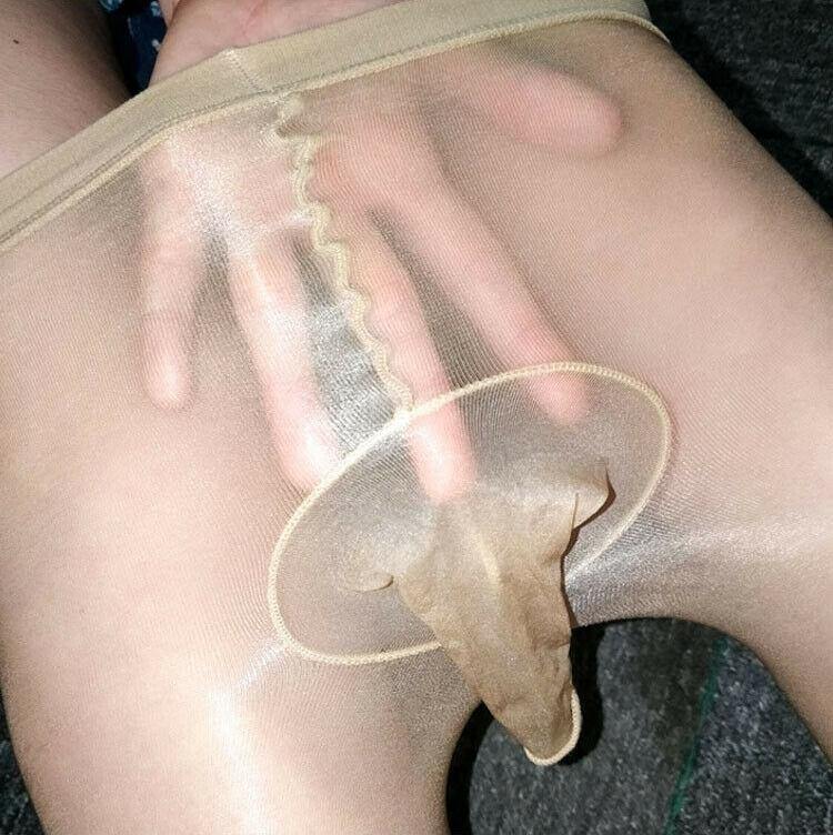 Metelam Mens Sexy 1D High Quality Ultra-thin Shiny Glossy Sheer Pantyhose Nylon Stocking Tights.