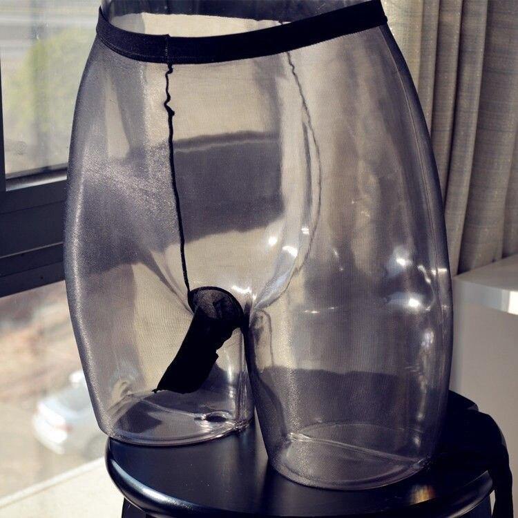 Metelam Mens Sexy 1D High Quality Ultra-thin Shiny Glossy Sheer Pantyhose Nylon Stocking Tights.