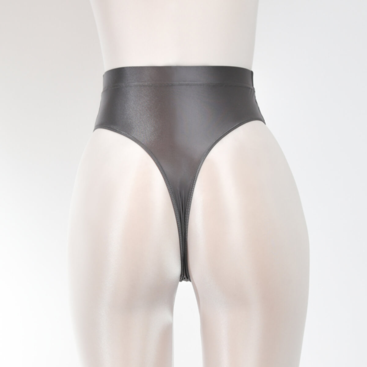 Metelam Womens Sexy Satin Shiny Wetlook Stretch High Cut Thong G-string Lingerie Hipster Briefs Bikini Panties Underwear.