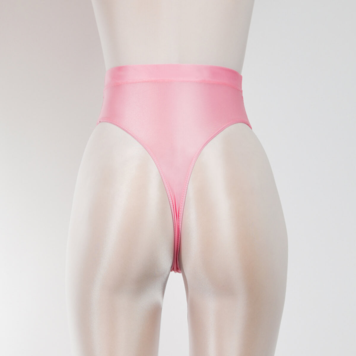 Metelam Womens Sexy Satin Shiny Wetlook Stretch High Cut Thong G-string Lingerie Hipster Briefs Bikini Panties Underwear.