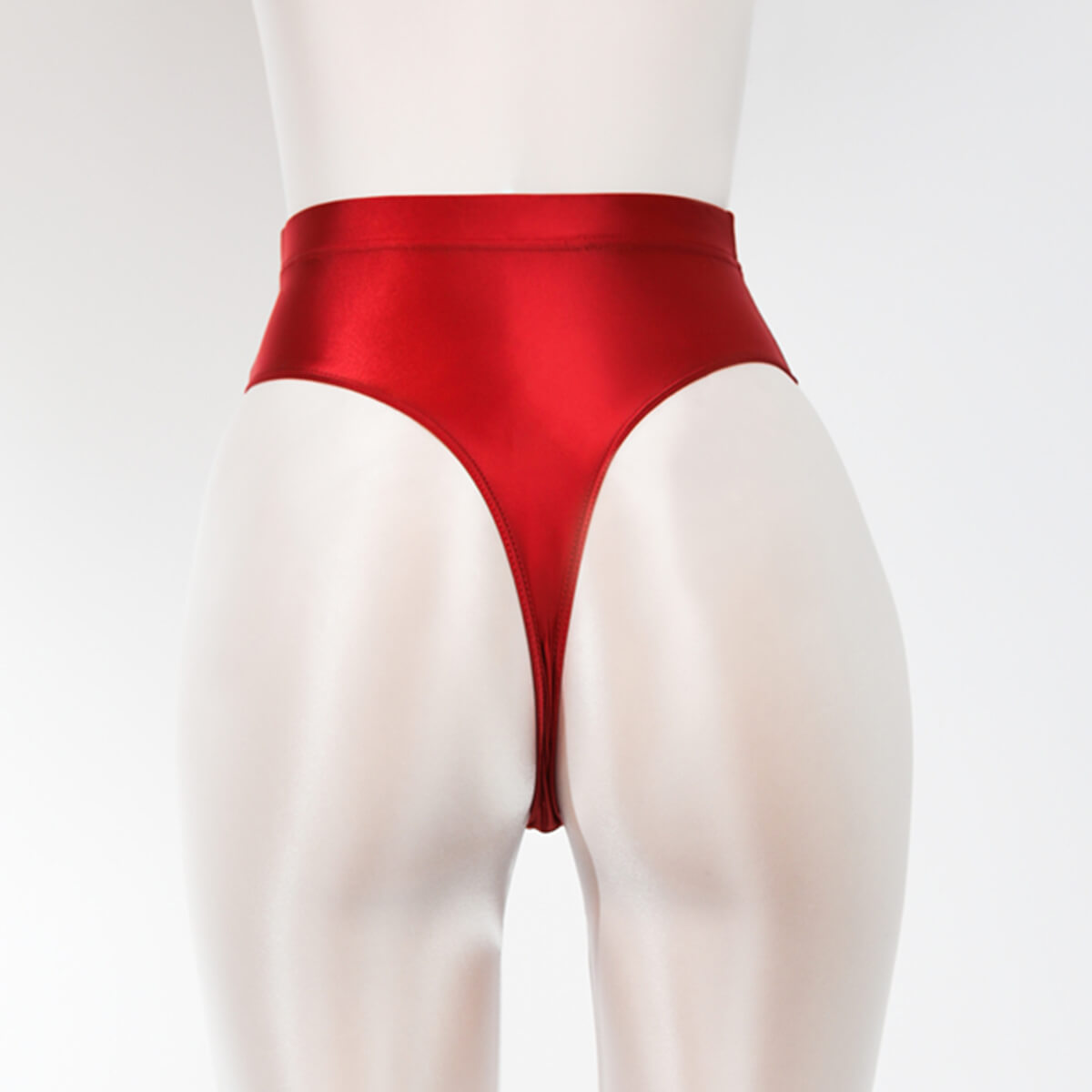 Metelam Womens Sexy Satin Shiny Wetlook Stretch High Cut Thong G-string Lingerie Hipster Briefs Bikini Panties Underwear.