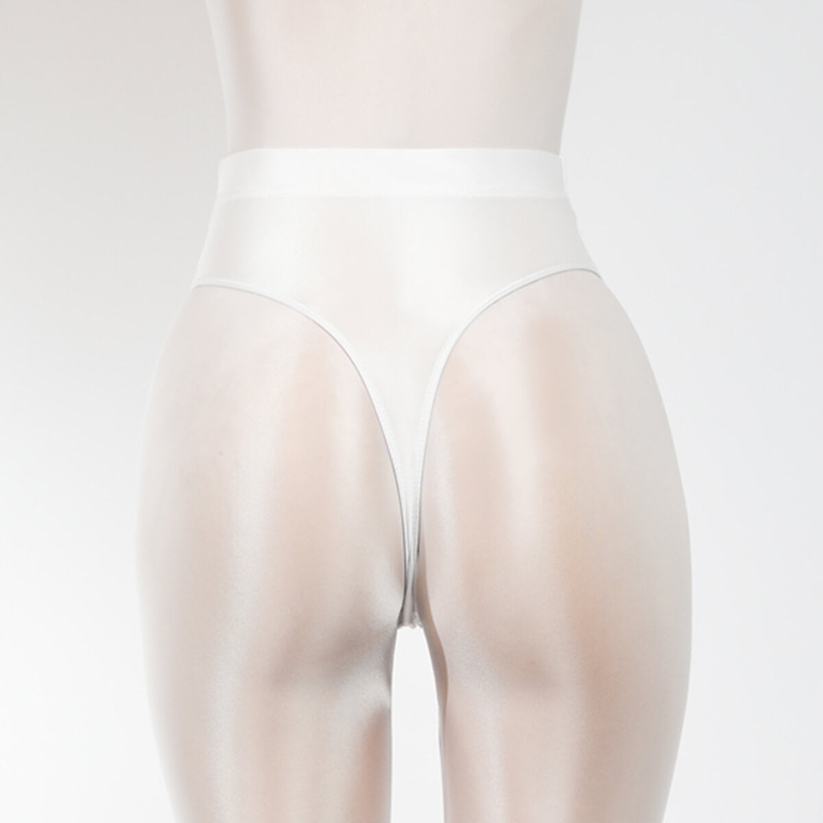 Metelam Womens Sexy Satin Shiny Wetlook Stretch High Cut Thong G-string Lingerie Hipster Briefs Bikini Panties Underwear.