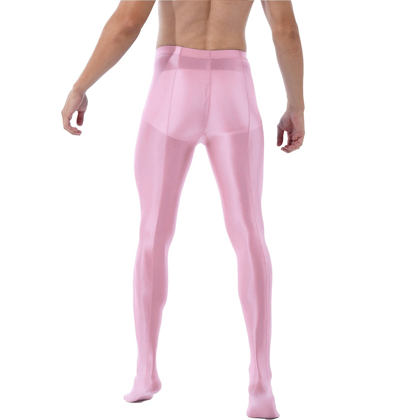 Men Fashion Glossy Pantyhose Ballet Dance Yoga Leggings Pants Training Fitness Workout Sports Trousers Tights.