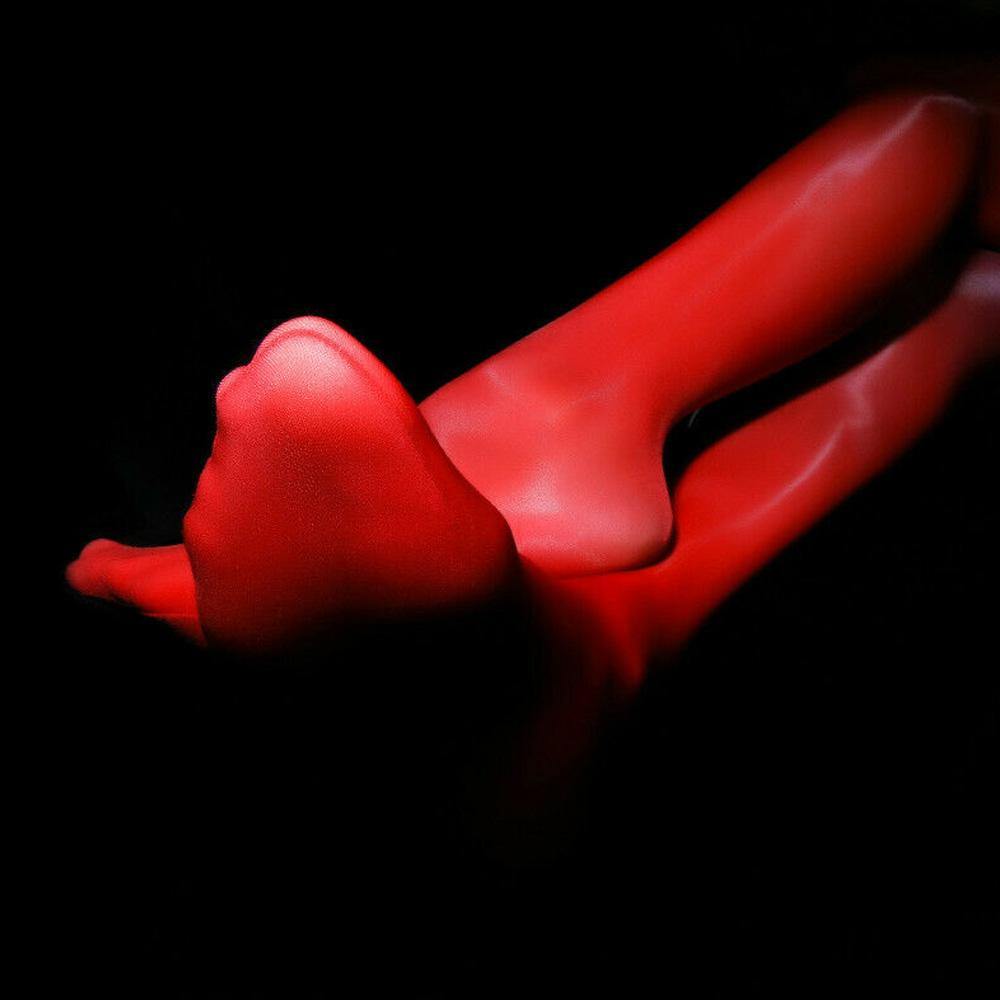 Sexy Lady 8D Shiny Lace Top Silicone Stay Up Thigh High Stockings Clubwear.