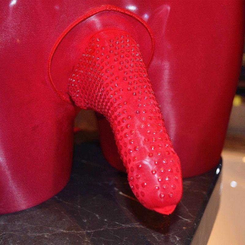 Mens Seamless Shiny Gloss Pantyhose Nylon Stockings Silicone Massage Tights.