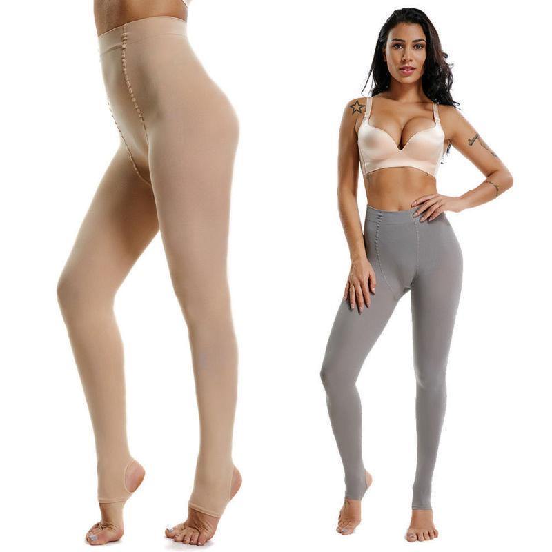 240lbs Plus Size Women Lady Warm Pantyhose Socks Stirrup/Footed Stockings Tights-tights-Metelam