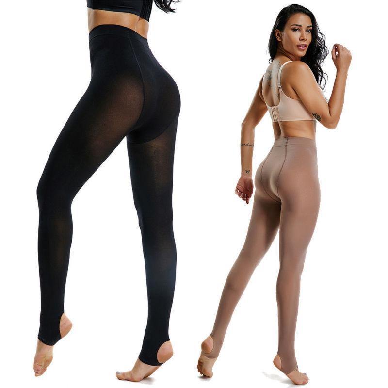 240lbs Plus Size Women Lady Warm Pantyhose Socks Stirrup/Footed Stockings Tights-tights-Metelam