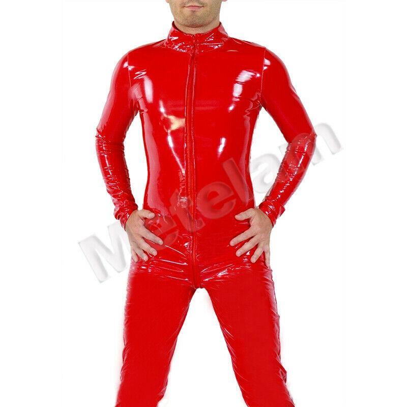 Cosplay Men Maid Jumpsuit PU Leather Shiny PVC Catsuit Laser Wet Look High  Elastic Full Body Bodysuit Shapers Body Bodystocking - AliExpress