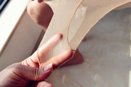 Men Women Shiny Pantyhose Underwear Thong Briefs See Through Underpants Shorts.