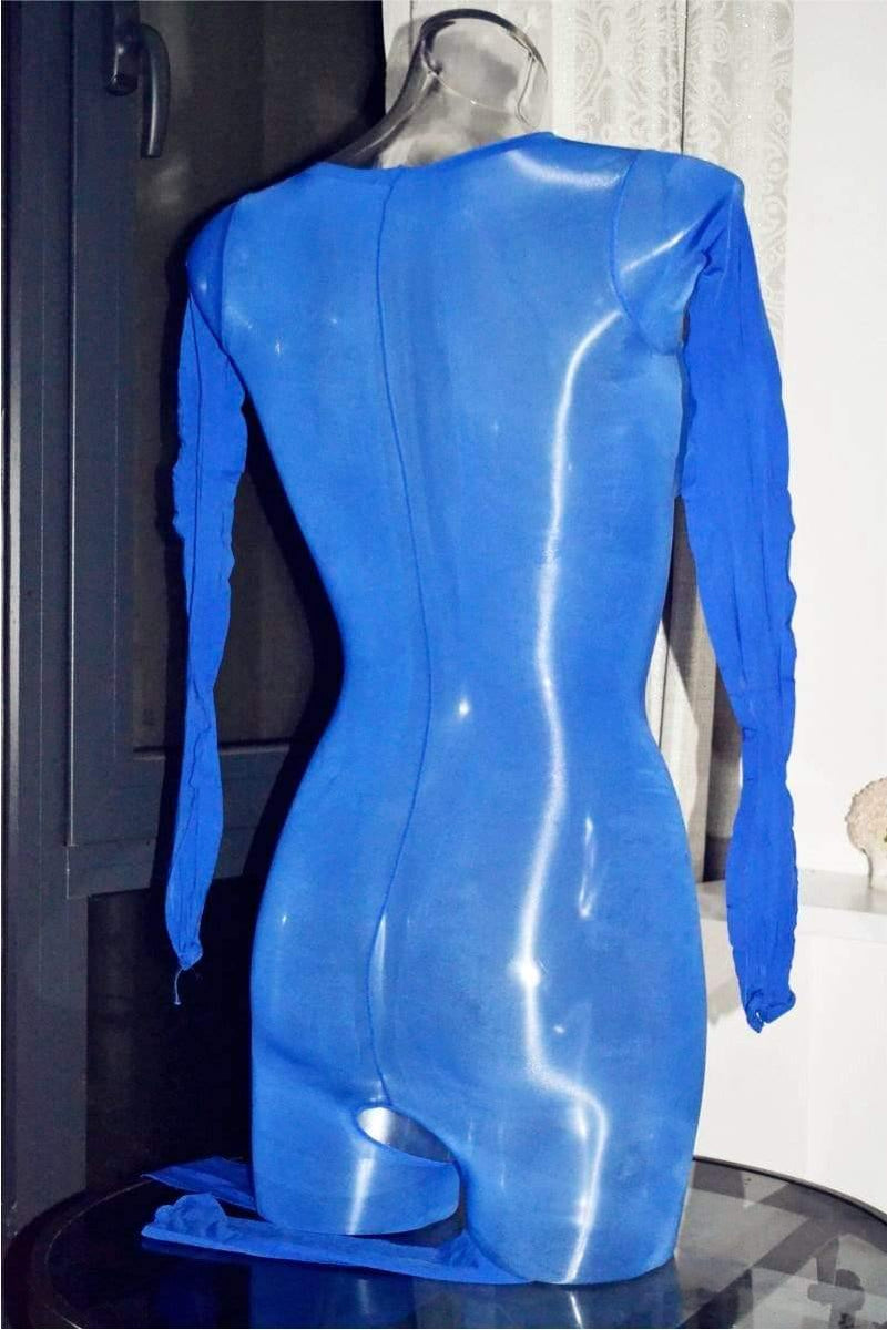 High Glossy Oil Shiny Full Bodystocking Nylon Bodysuit Tights Bodyhose-bodysuit-Metelam