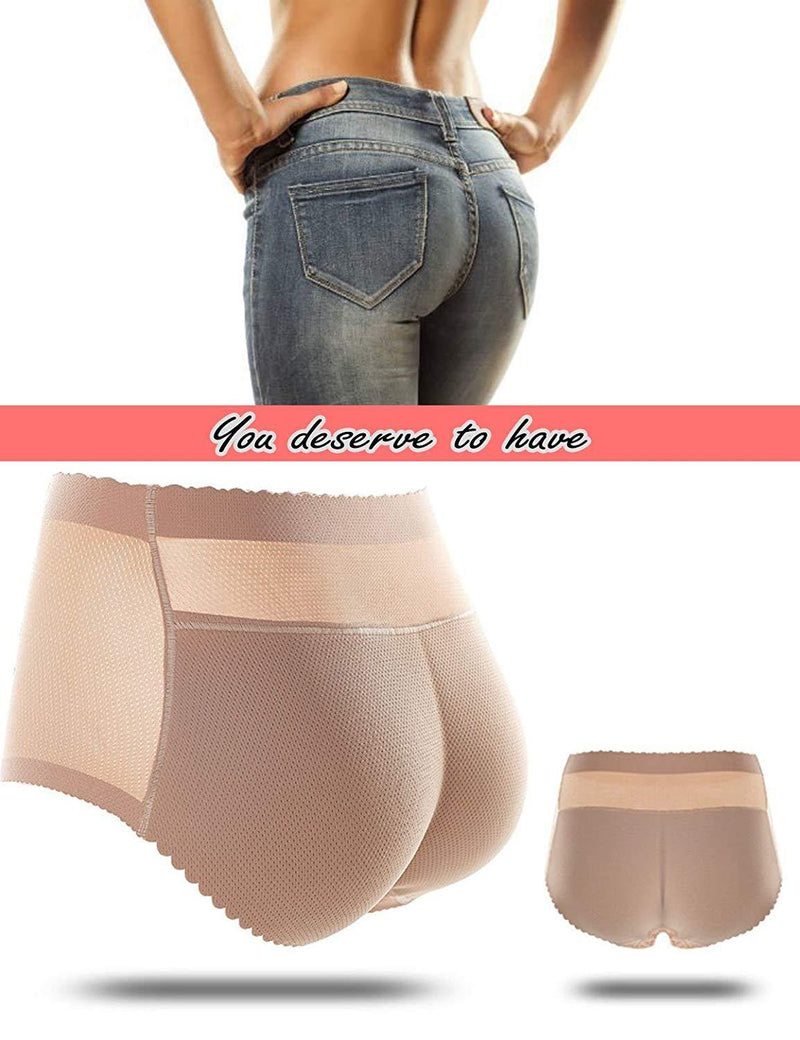 Metelam Butt Lifter Padded Control Panties Enhancing Body Shaper Booty Booster Seamless Underwear-control panties-Metelam