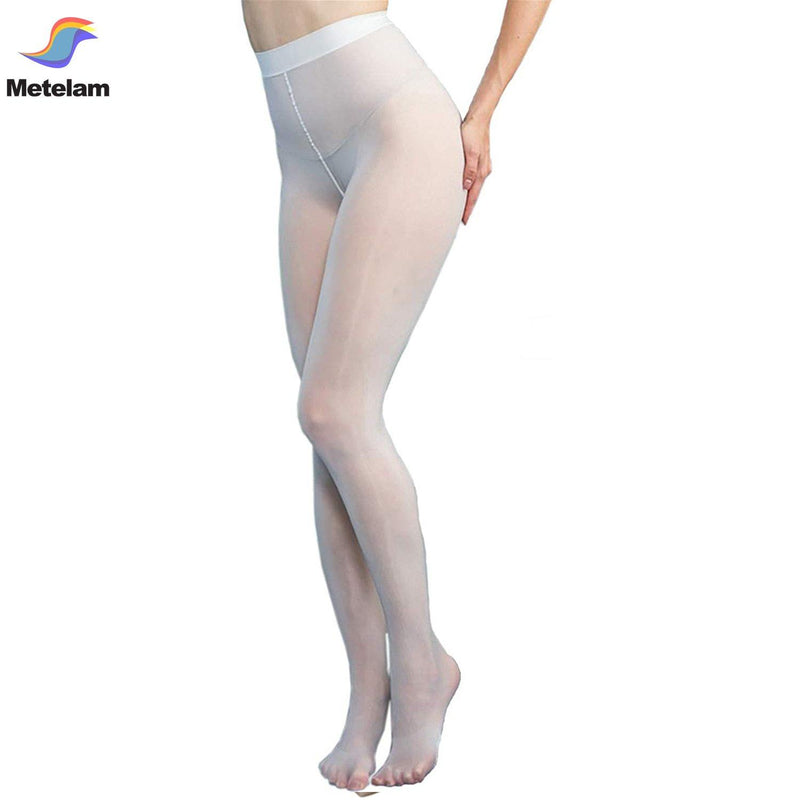 Metelam Women 8 Denier Sheer Tights Pantyhose Crotch/Crotchless - Metelam