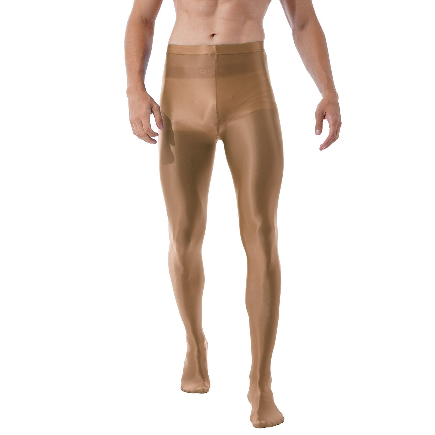 Men Fashion Glossy Pantyhose Ballet Dance Yoga Leggings Pants Training Fitness Workout Sports Trousers Tights