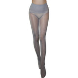 Metelam Womens High Waist Glossy Seamless Pantyhose Stretchy Shape Stockings - Metelam