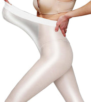 Metelam Ladies Top Quality Plus Size Super Shiny Glossy Pantyhose Sheer Stockings Tights-pantyhose-Metelam