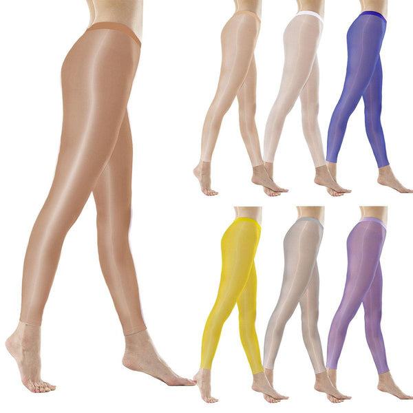 Metelam Womens High Stretch Fabric Ultra Soft and Elastic Smooth Oil Shiny Leggings-legging-Metelam