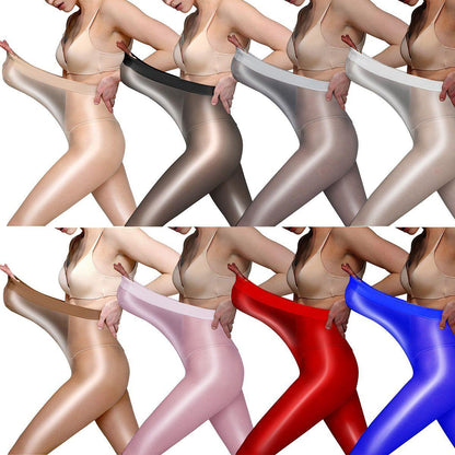 Metelam Ladies Top Quality Plus Size Super Shiny Glossy Pantyhose Sheer Stockings Tights-pantyhose-Metelam