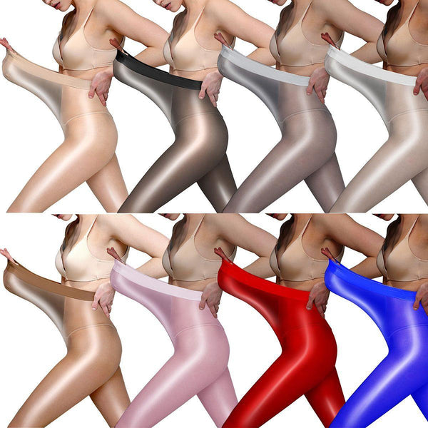 Metelam Ladies Top Quality Plus Size Super Shiny Glossy Pantyhose Sheer Stockings Tights-pantyhose-Metelam