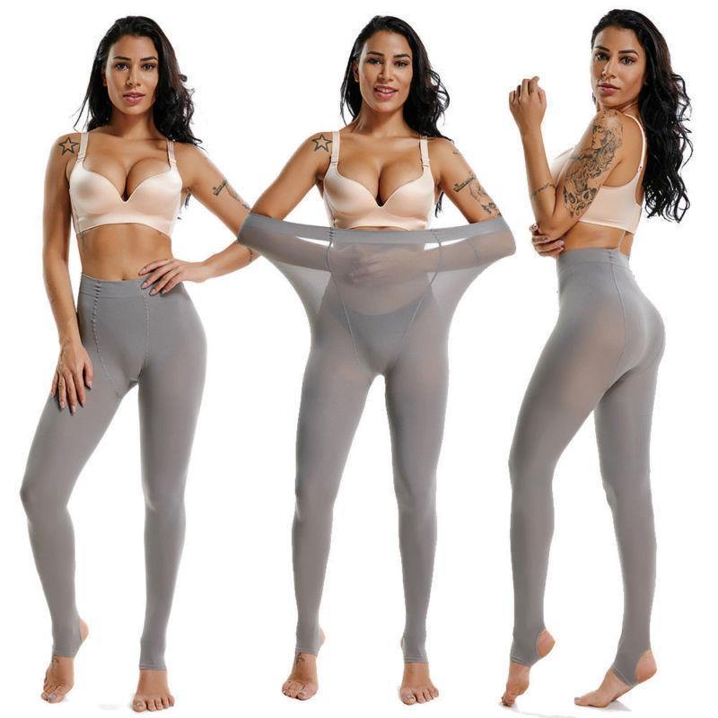 240lbs Plus Size Women Lady Warm Pantyhose Socks Stirrup/Footed Stockings Tights-tights-Metelam